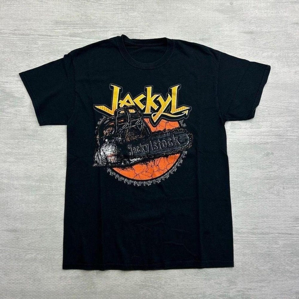 Vintage Y2K Jackyl Shirt Adult S Black Rock Band Music Jackyl Me Off Jackylstock